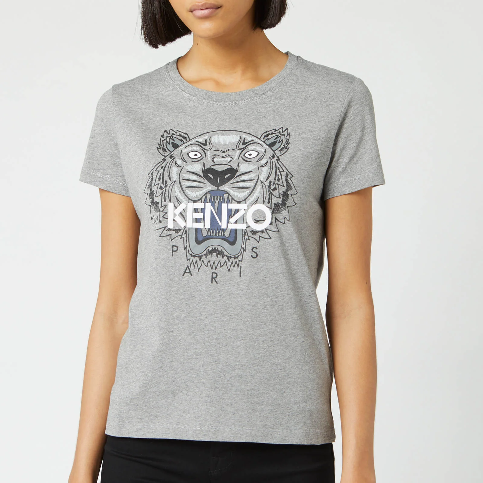 KENZO Women's Tiger Classic T-Shirt - Dove Grey Image 1