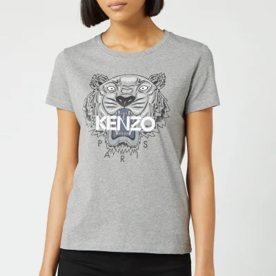 KENZO Women's Tiger Classic T-Shirt - Dove Grey