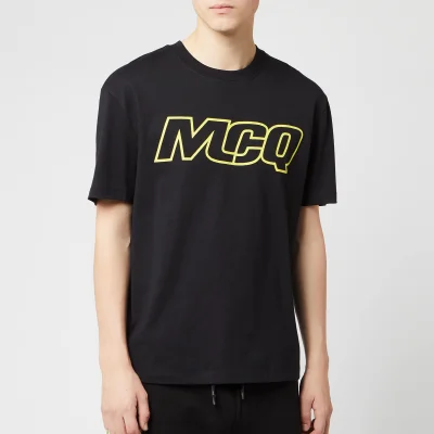 McQ Alexander McQueen Men's Dropped Shoulder McQ T-Shirt - Darkest Black