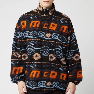 McQ Alexander McQueen Men's Funnel Neck Rewind Repeat Sweatshirt - Multi