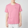 Champion Men's Small Script Crew Neck T-Shirt - Pink - Image 1