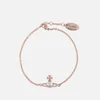 Vivienne Westwood Women's Iris Bas Relief Bracelet - Pink Gold Pearl Pale Pink - Image 1