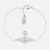 Vivienne Westwood Women's Minnie Bas Relief Bracelet - Rhodium Crystal - Image 1
