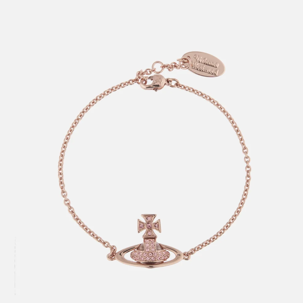 Vivienne Westwood Women's Sorada Bas Relief Bracelet - Pink Gold Light Rose Image 1