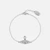 Vivienne Westwood Women's Pina Bas Relief Bracelet - Rhodium Crystal - Image 1