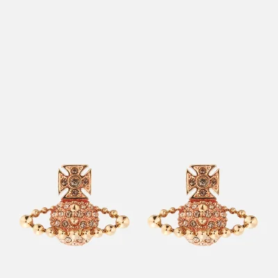 Vivienne Westwood Women's Lena Bas Relief Earrings - Gold Light Peach