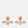 Vivienne Westwood Women's Iris Bas Relief Earrings - Pink Gold Pearl Pale Pink - Image 1