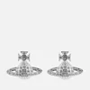 Vivienne Westwood Women's Minnie Bas Relief Earrings - Rhodium Crystal - Image 1