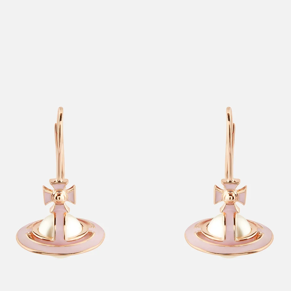 Vivienne Westwood Women's Iris Orb Earrings - Pink Gold Pearl Pale Pink Image 1