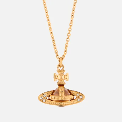 Vivienne Westwood Women's Pina Small Bas Relief Pendant - Gold Crystal