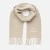 Vivienne Westwood Women's Wool Embroidered Scarf - Natural - Image 1