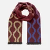 Vivienne Westwood Women's Fire Squiggle Scarf - Oxblood - Image 1