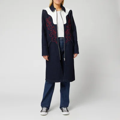 Levi's Women's Made and Crafted Empire Coat - Empire Blue