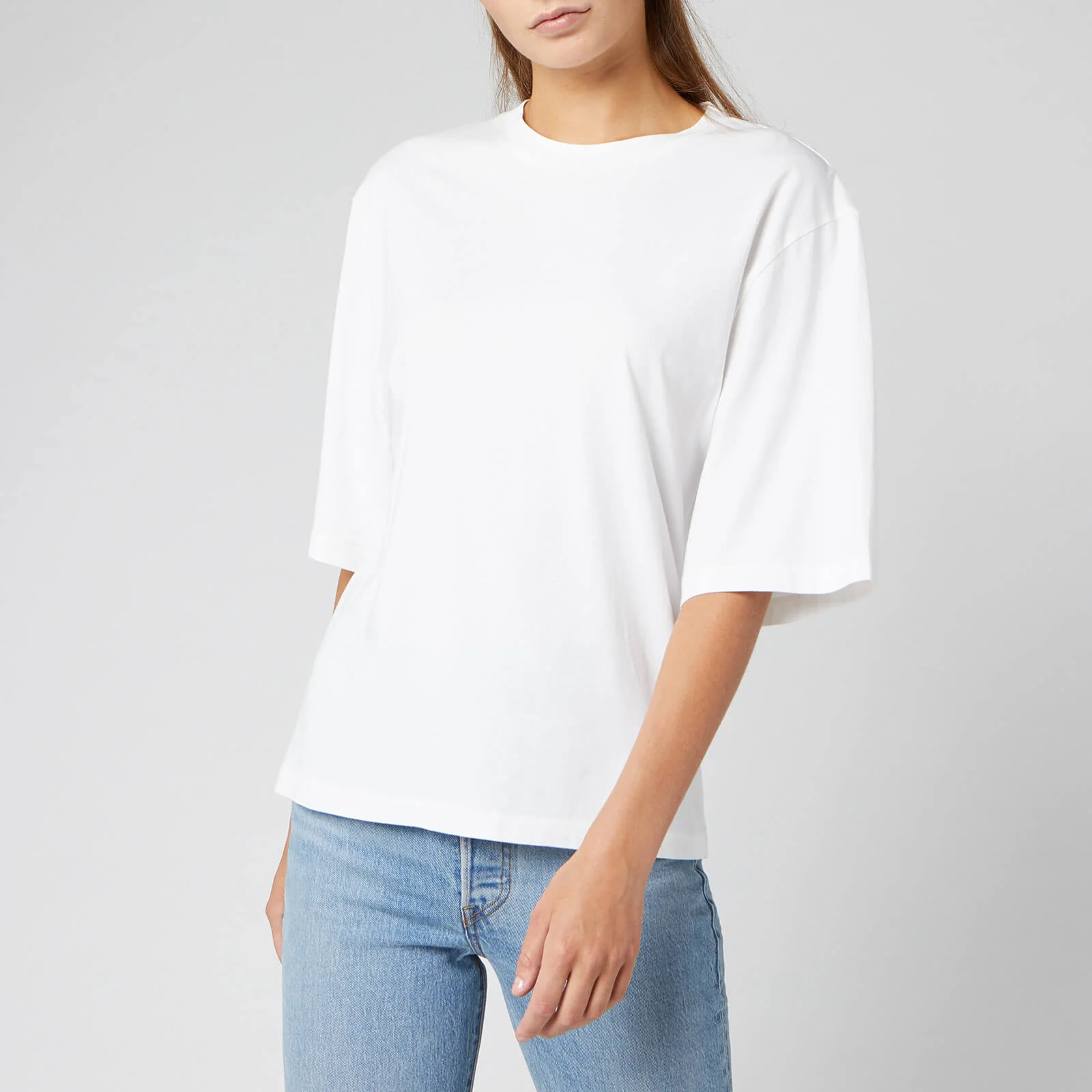 Levi's Women's Made and Crafted Oversized Sleeve T-Shirt - Bright White Image 1