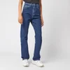 Levi's Women's Made and Crafted 701 Straight Leg Jeans - Dark Stonewash - Image 1
