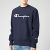 Champion Men's Big Script Sweatshirt - Navy - Image 1
