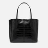 Tod's Women's Croc Joy Shopping Tote Bag - Black - Image 1