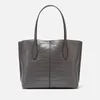 Tod's Women's Croc Joy Shopping Tote Bag - Grey - Image 1