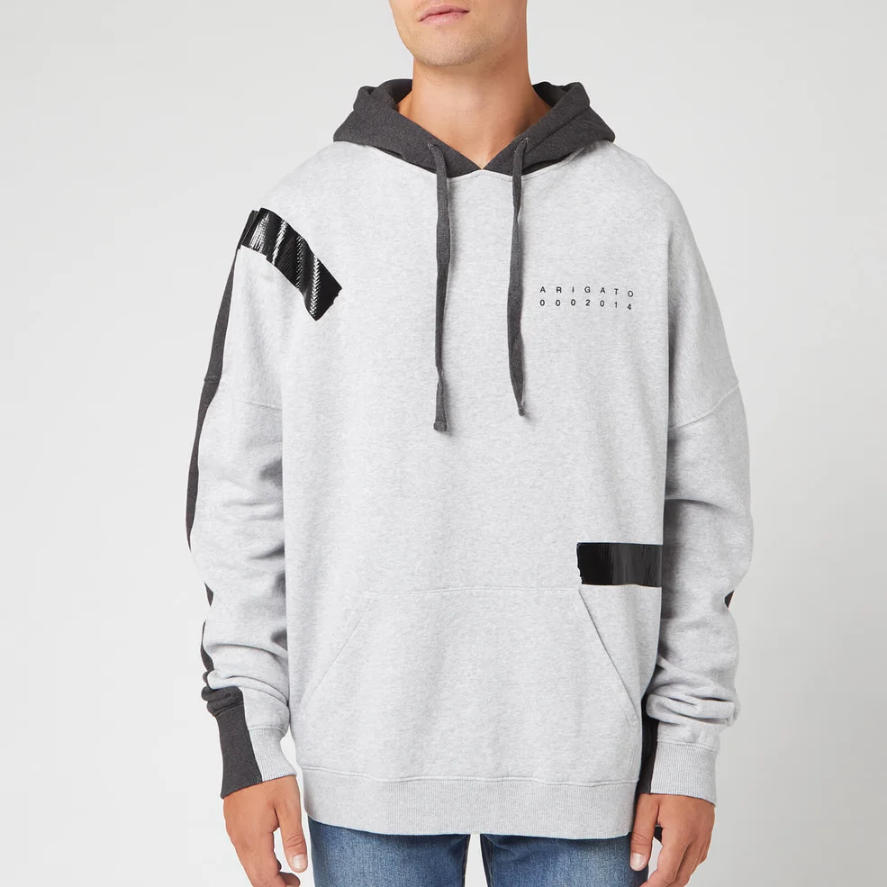 Axel Arigato Men's Vice Hoody - Charcoal/Pale Grey Image 1