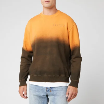 Axel Arigato Men's Karma Crew Neck Sweatshirt - Orange/Brown