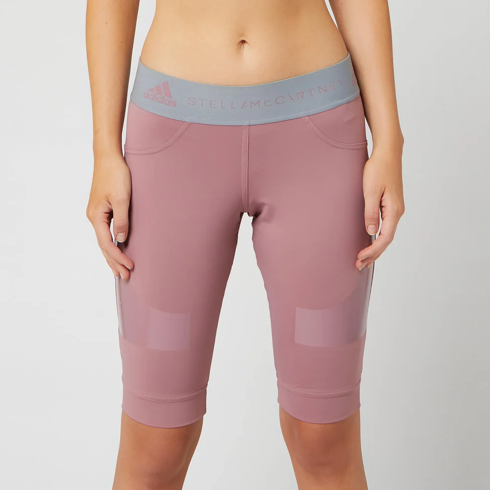 adidas by Stella McCartney Women's Hybrid Shorts - Blush Mauve Image 1