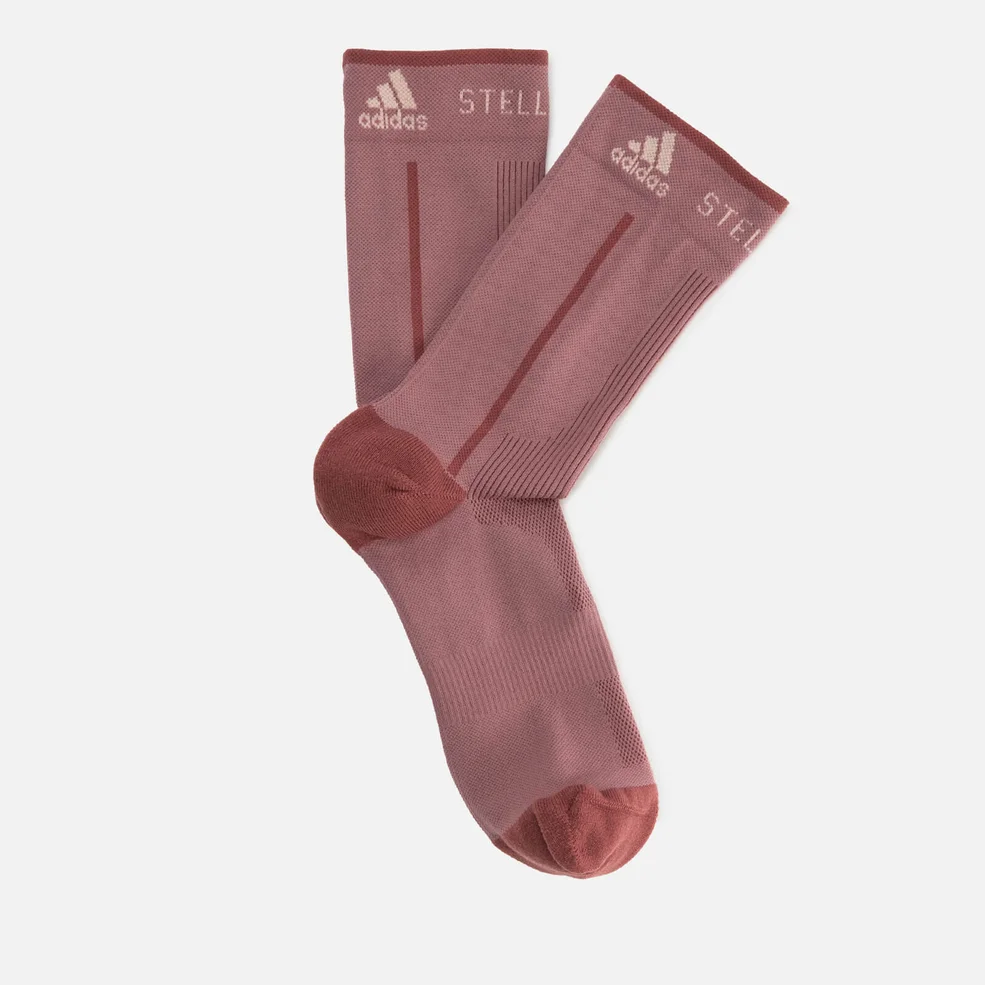 adidas by Stella McCartney Women's Crew Socks - Blush Mauve Image 1