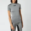Reebok X Victoria Beckham Women's Performance Short Sleeve T-Shirt - Silver/Black - Image 1