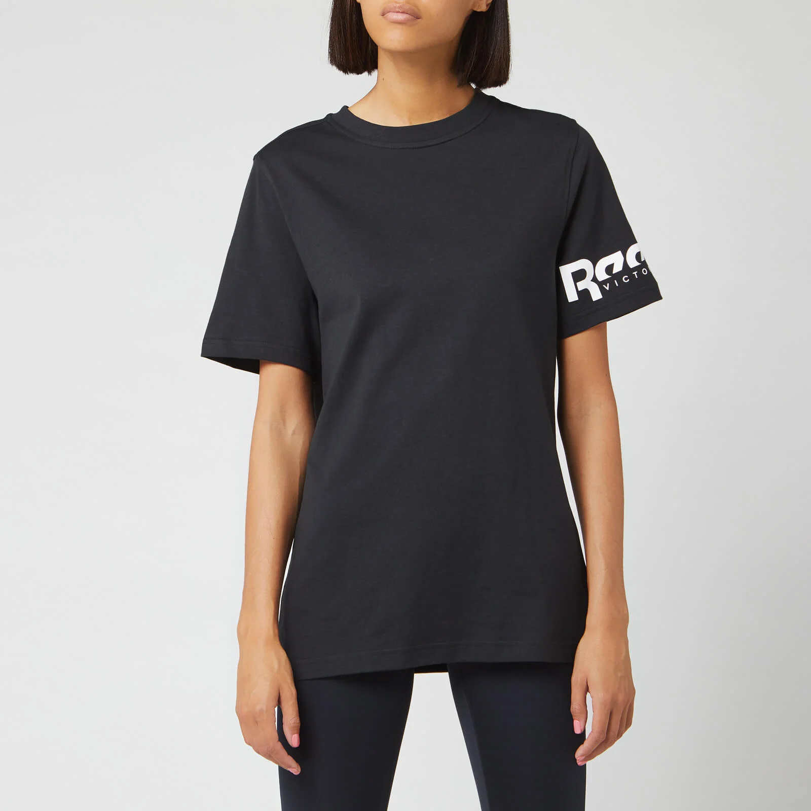 Reebok X Victoria Beckham Women's Short Sleeve T-Shirt - Black Image 1