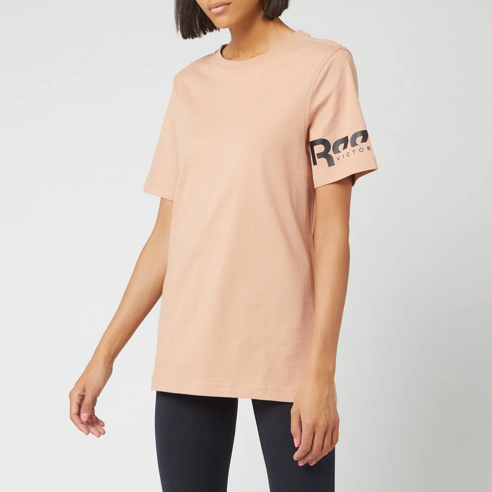 Reebok X Victoria Beckham Women's Short Sleeve T-Shirt - Pink Image 1