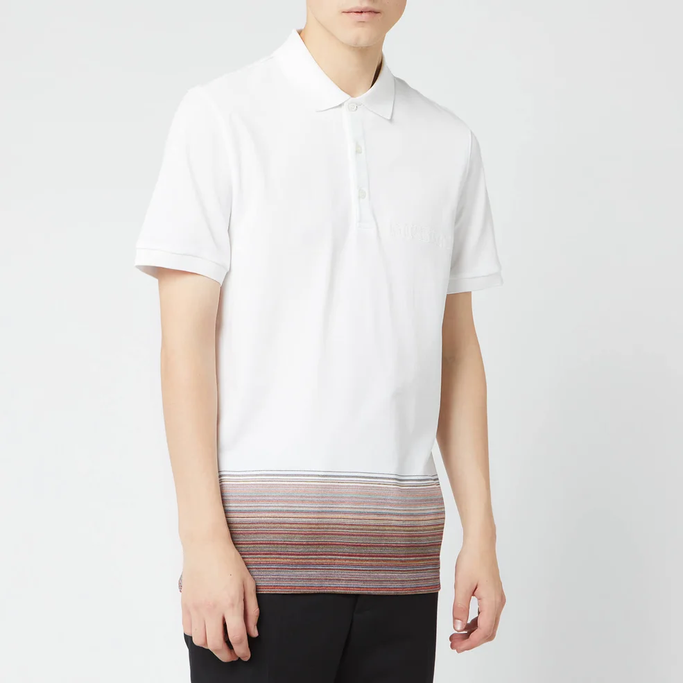 Missoni Men's Short Sleeve Polo Shirt - Multi Image 1