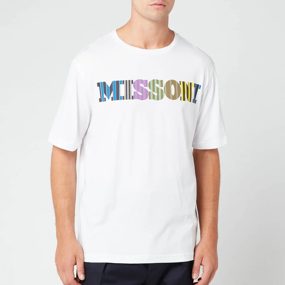 Missoni Men's Logo T-Shirt - White Image 1