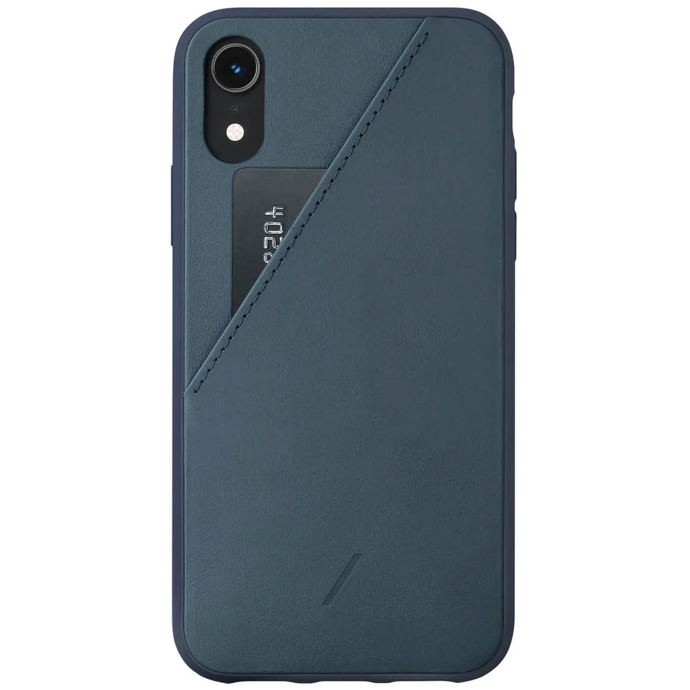 Native Union Clic Card iPhone XR Case - Navy Image 1