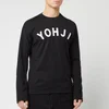 Y-3 Men's Yohji Letters Long Sleeve T-Shirt - Black/Off White - Image 1