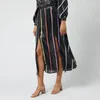 Olivia Rubin Women's Astrid Skirt - Black Thin Stripe - Image 1
