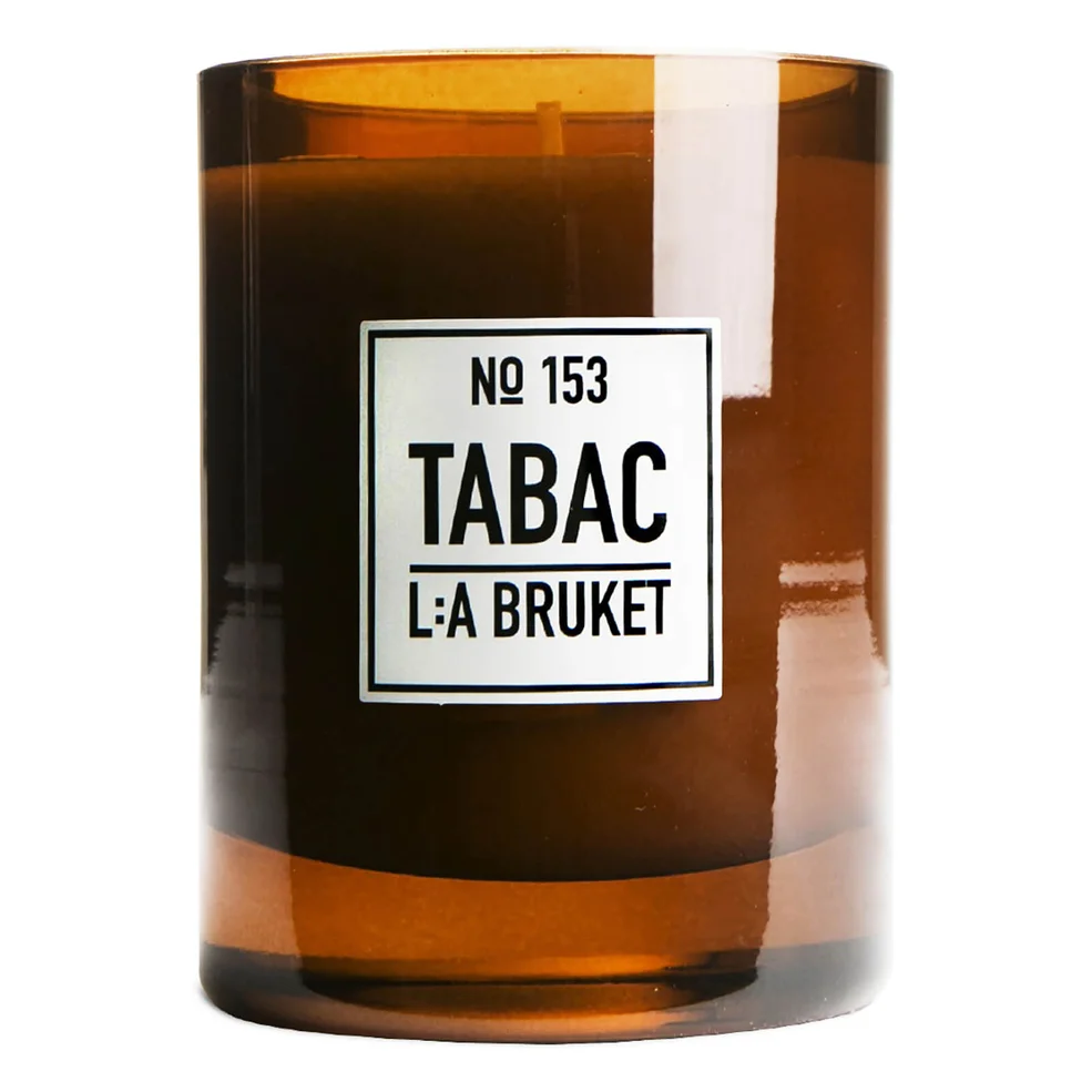L:A BRUKET Large Tabac Scented Candle 260g Image 1