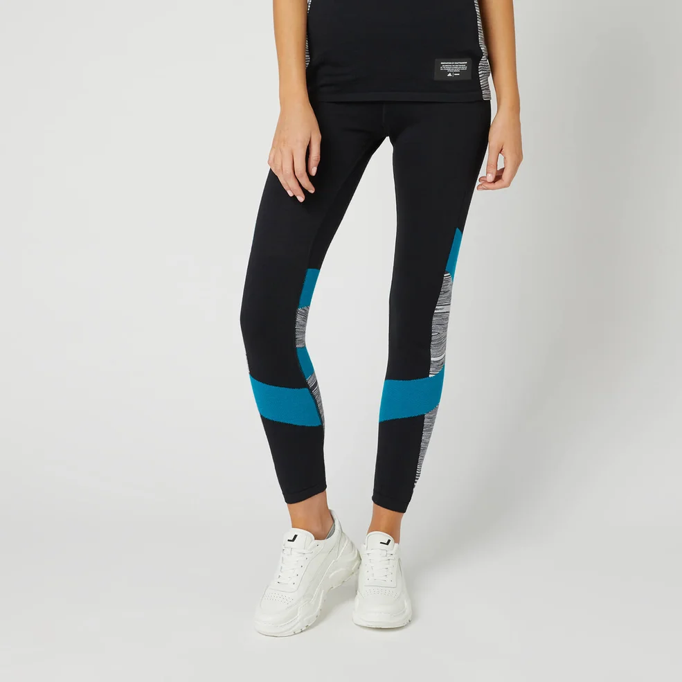 adidas X Missoni Women's How We Do Tights - Black/Active Teal/White Image 1
