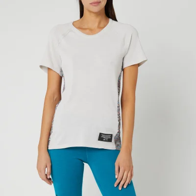 adidas X Missoni Women's C.R.U Short Sleeve T-Shirt - Raw White/Active Orange/Active Teal
