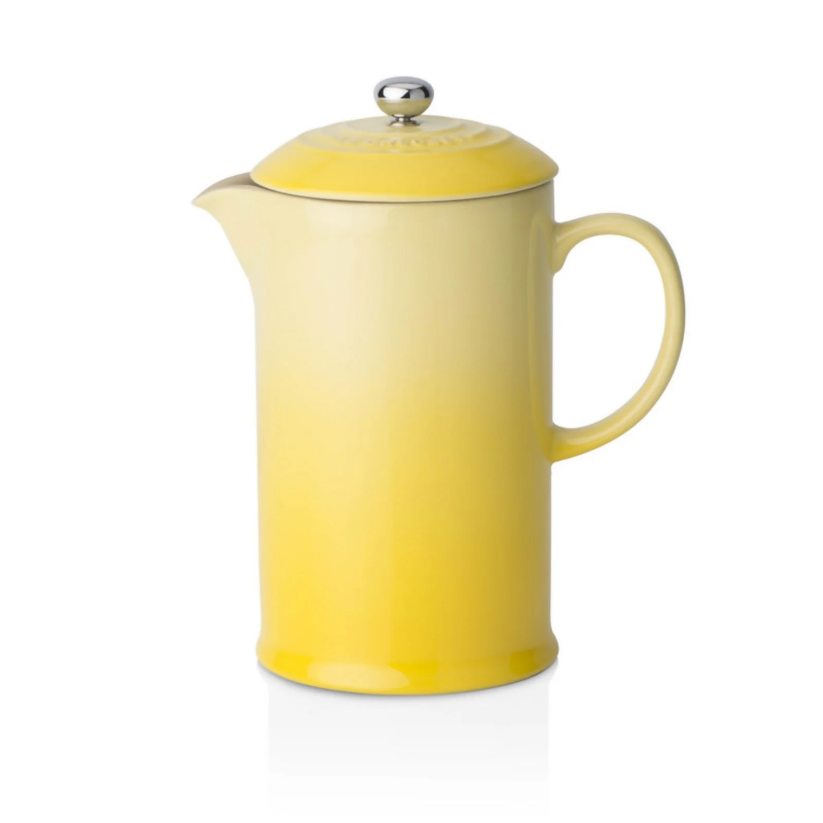 Le Creuset Stoneware Cafetiere Coffee Press - Soleil Yellow Image 1