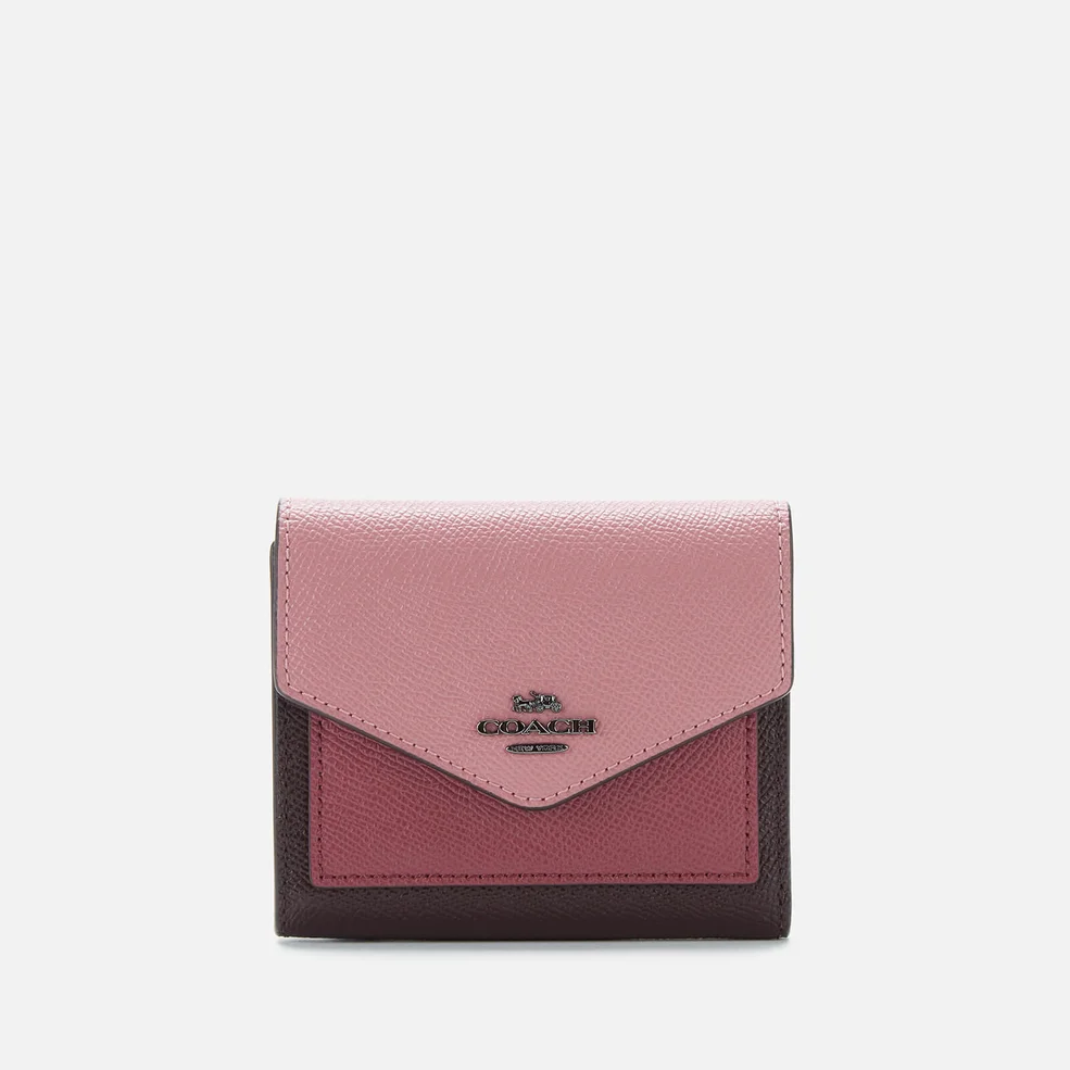 Coach Women's Colorblock Small Wallet - True Pink Multi Image 1
