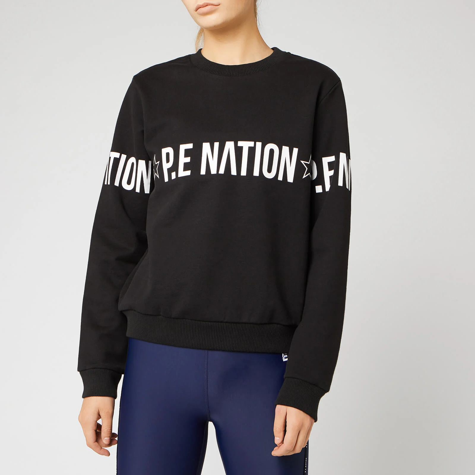 P.E Nation Women's Downclimb Sweatshirt - Black Image 1