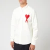 AMI Men's Oxford Long Sleeve Shirt - Blanc - Image 1