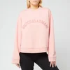 Emporio Armani Women's Loose Logo Sweater - Pink - Image 1