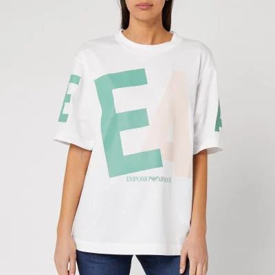 Emporio Armani Women's Multi Logo T-Shirt - White