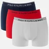 Polo Ralph Lauren Men's 3-Pack Cotton Trunks - Red/White/Cruise Navy - Image 1