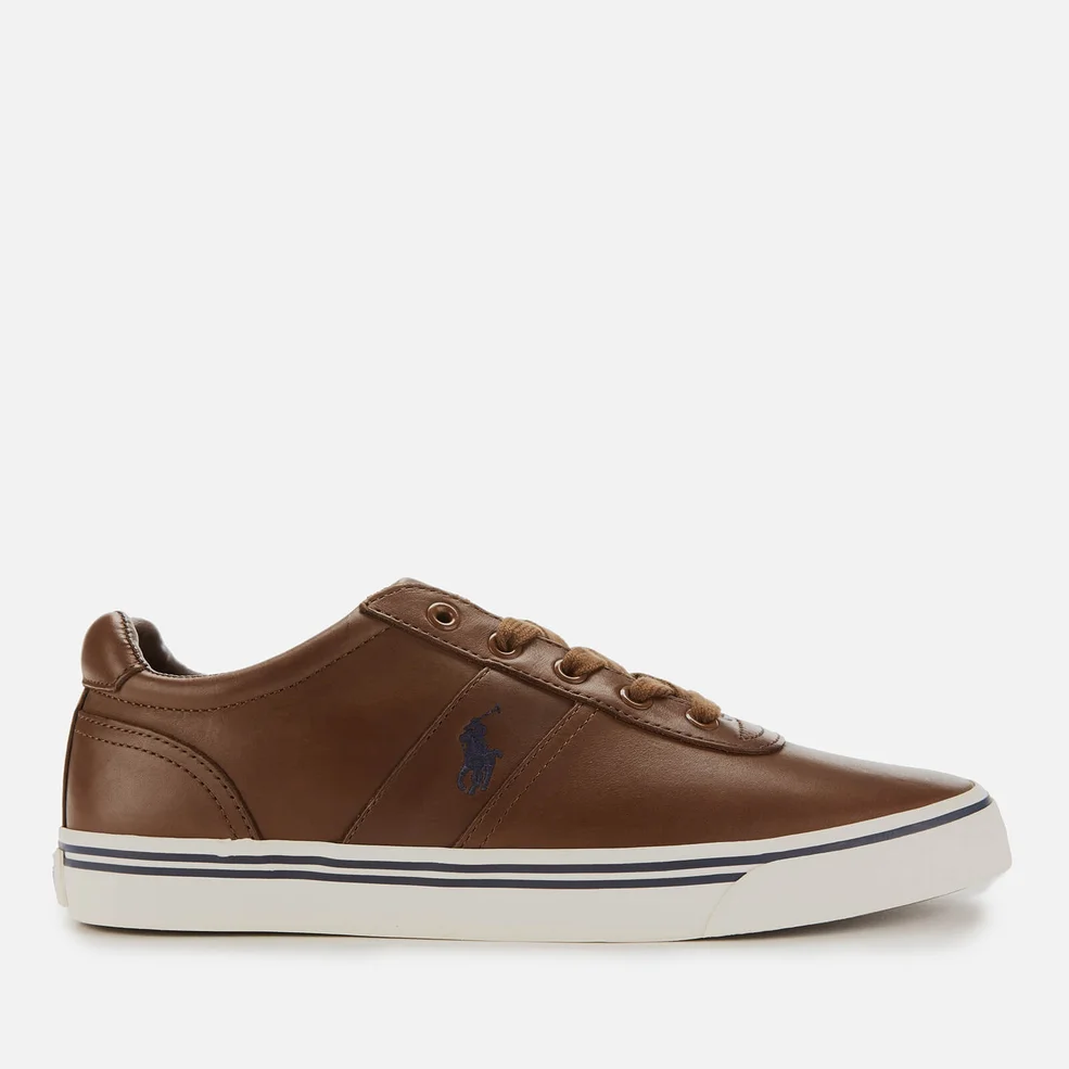 Polo Ralph Lauren Men's Hanford Leather Trainers - Tan Image 1