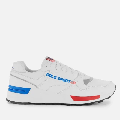Polo Sport Ralph Lauren Men's Trackstar 100 Runner Style Trainers - White