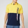 Polo Sport Ralph Lauren Men's Pique Vertical Logo Polo-Shirt - Yellow/Blue - Image 1