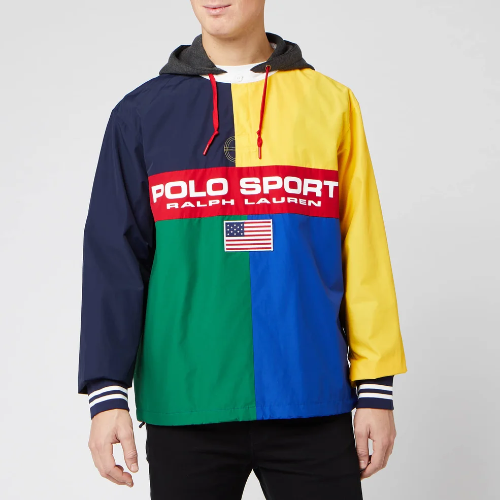 Polo Sport Ralph Lauren Men's Rugby Popover Shell Jacket - Multi Image 1