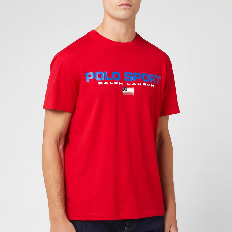 Polo Sport Ralph Lauren Men's Logo Classic Fit T-Shirt - Red Image 1