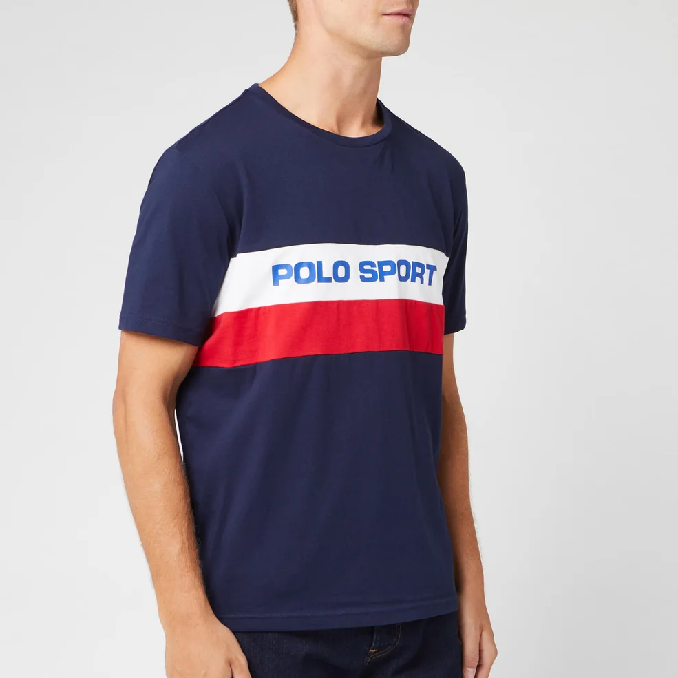 Polo Sport Ralph Lauren Men's Block Logo T-Shirt - Cruise Navy Image 1